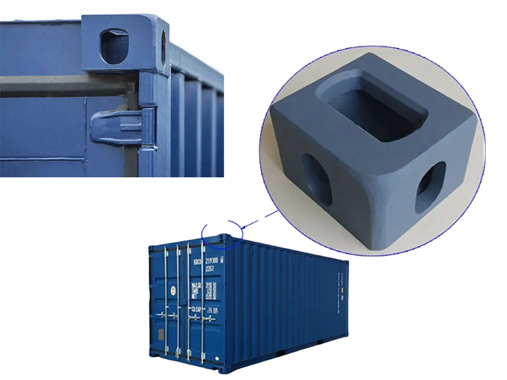 Corner casting application