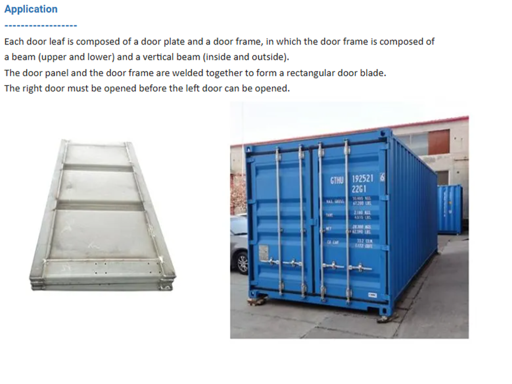 Container Door Panel application image