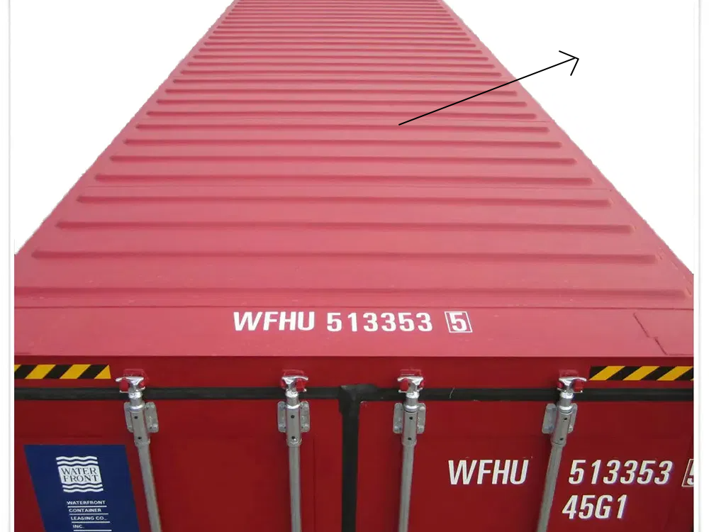 Container Roof Panels application